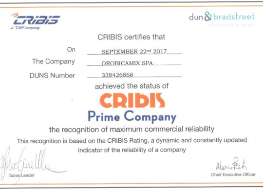 Cribis Prime Company - ENG