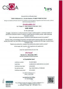 Certificato IFS