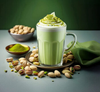 Bevanda al pistacchio fatto con preparato Horeca made in Italy