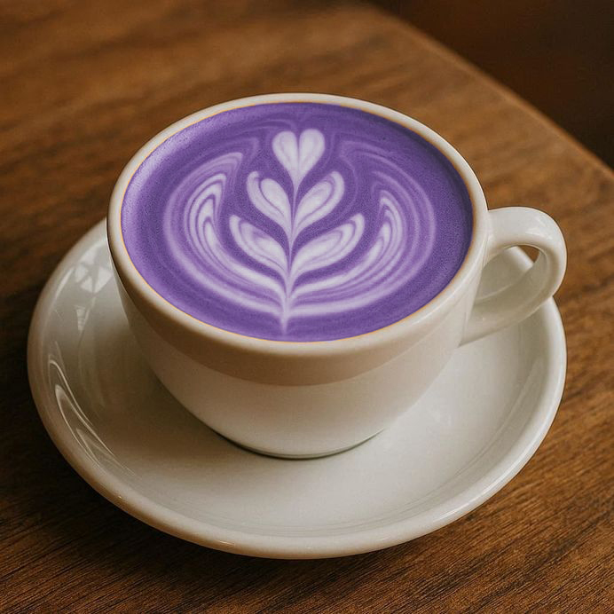 coffee cup with latte