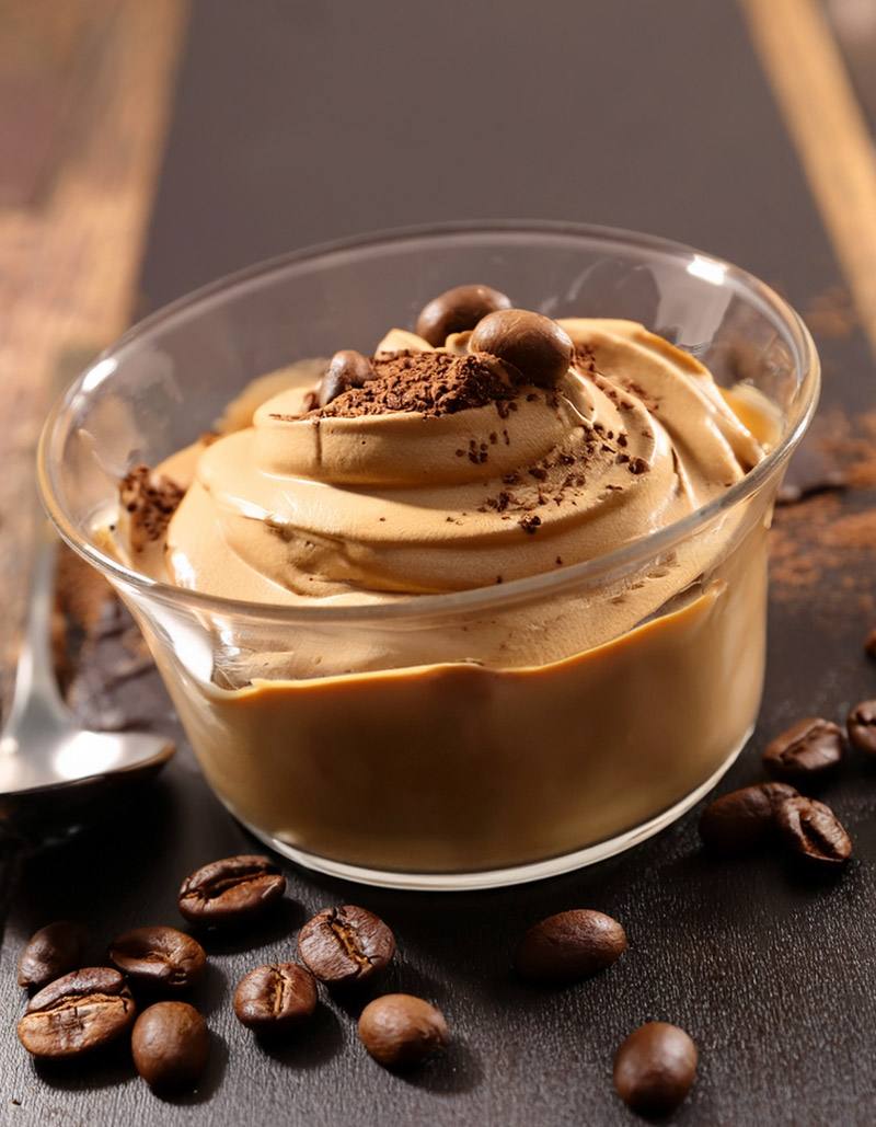 Crema al caffè fredda e cremosa fatta con preparato Horeca made in Italy