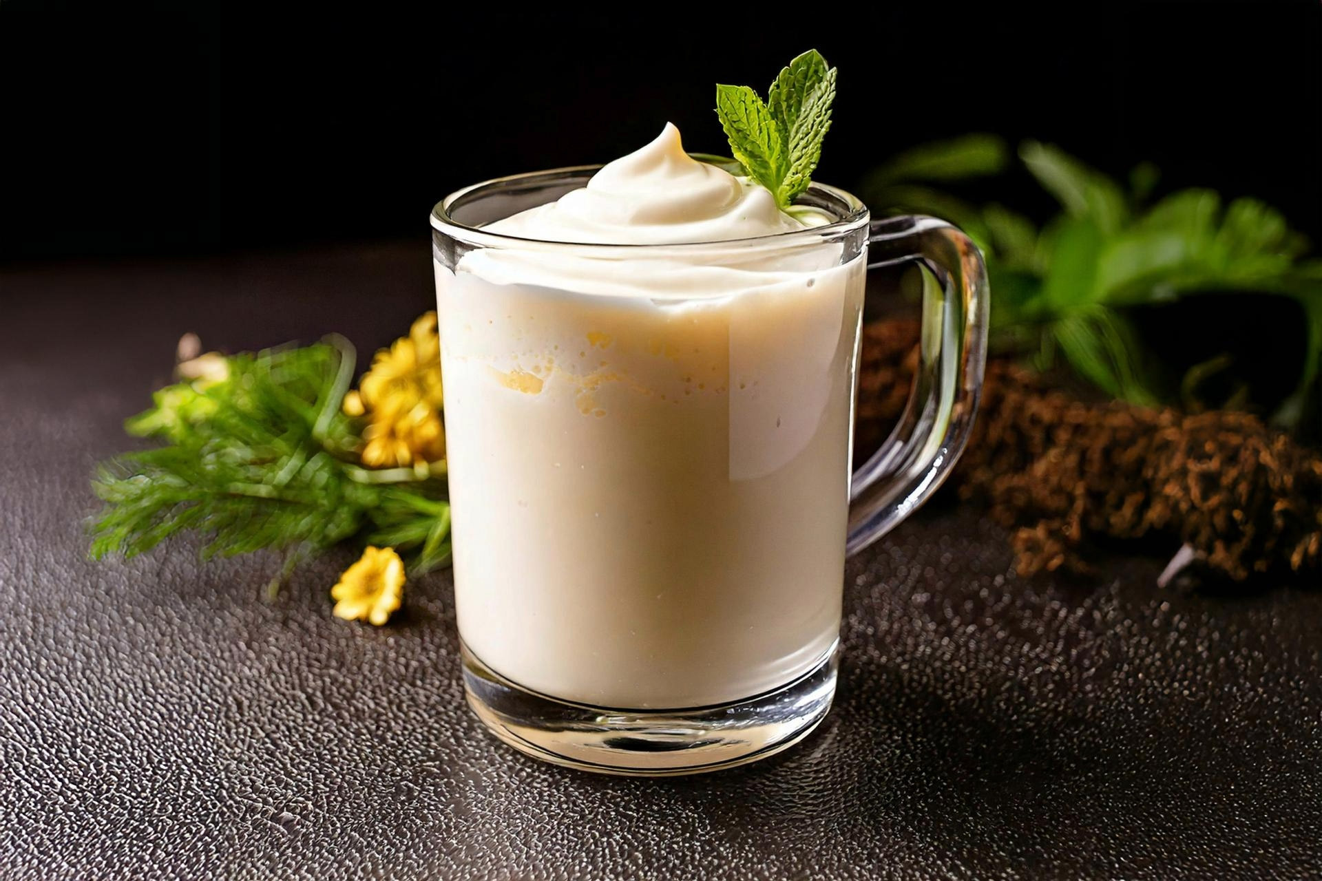Crema fredda dessert fiordilatte fatta con preparato Horeca made in Italy