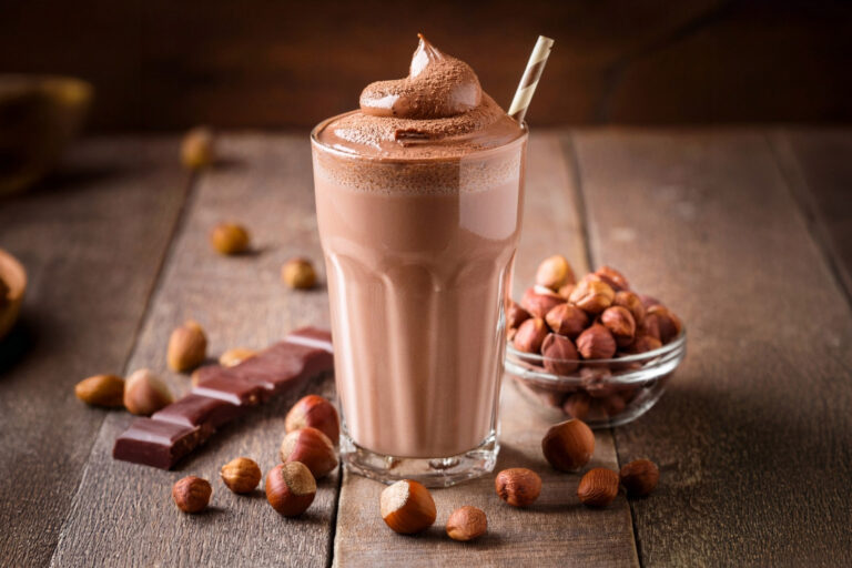Frappé alle nocciole fatto con preparato Horeca made in Italy