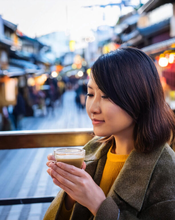 Caffè caldo fatto con preparato Horeca made in Italy ed esportato in Asia