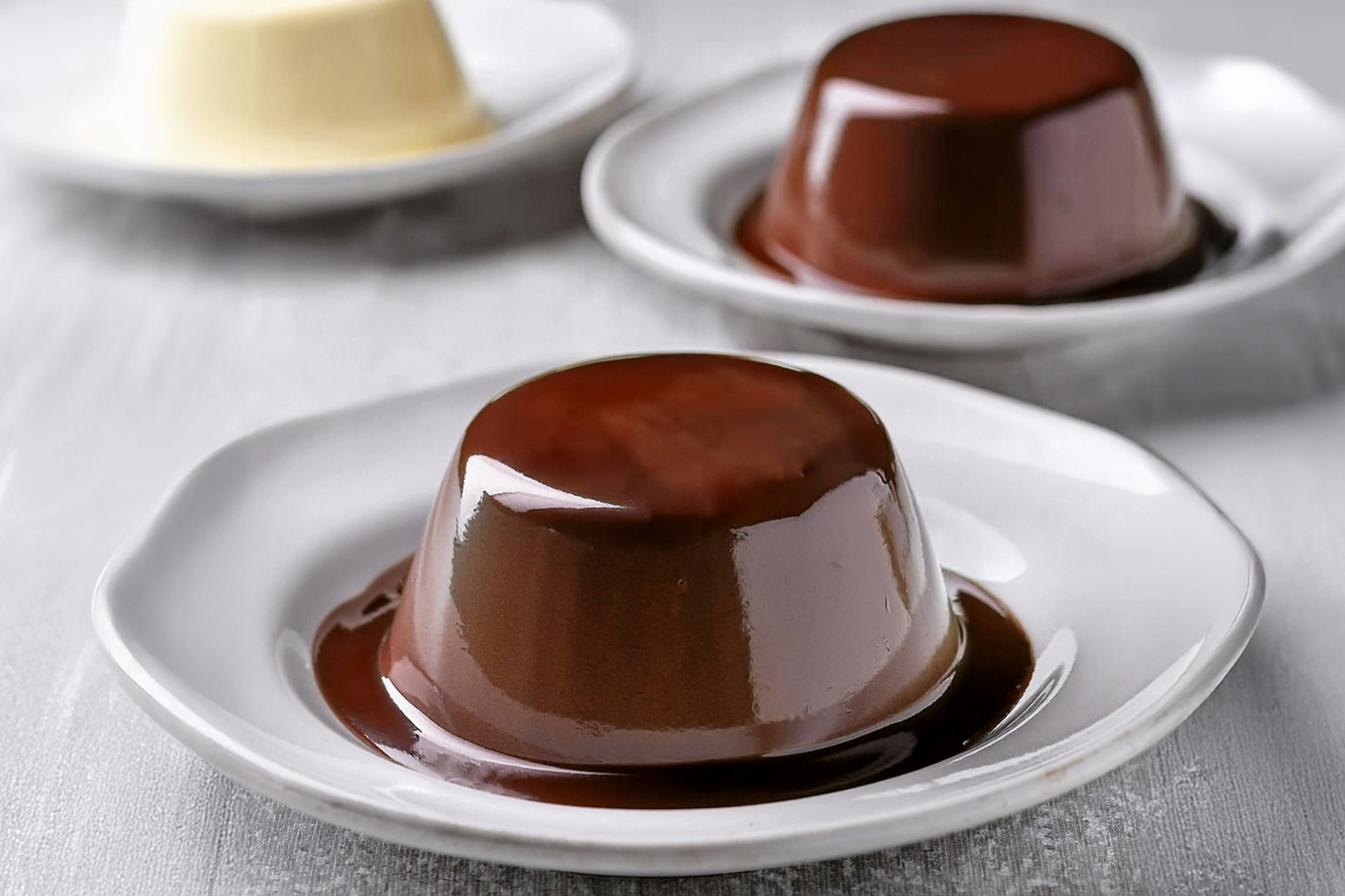 Pudding made with Horeca preparation made in Italy