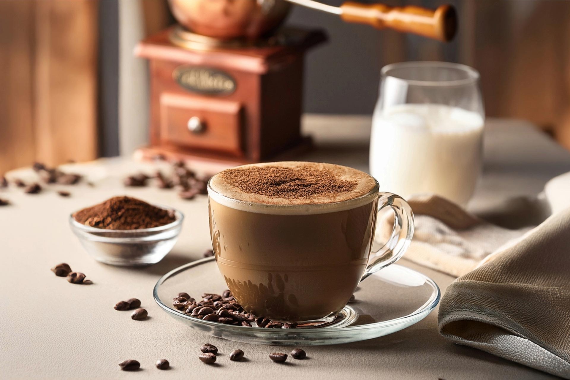 Professional preparation for coffee drink