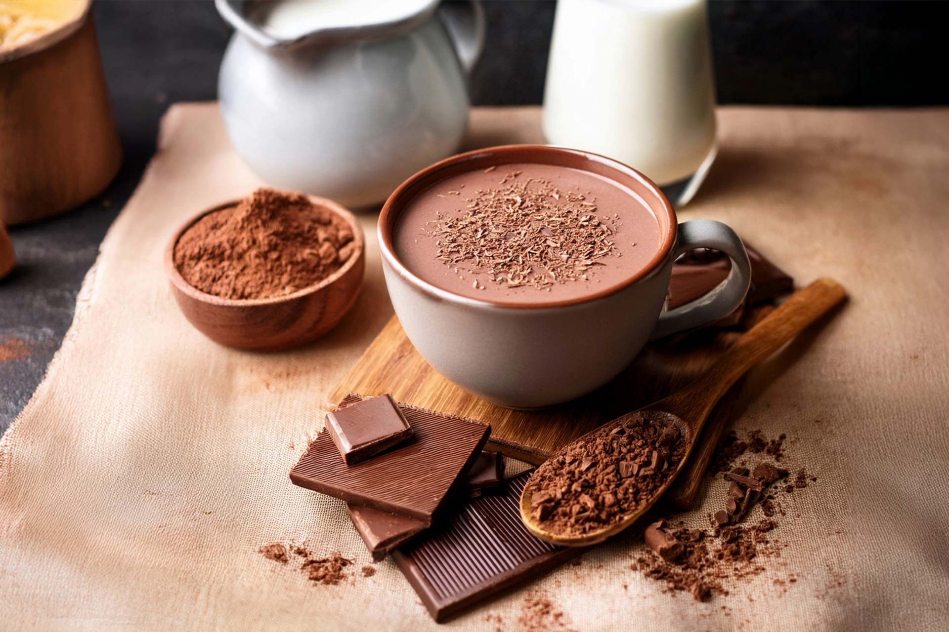 Professional preparation for chocolate drink 1