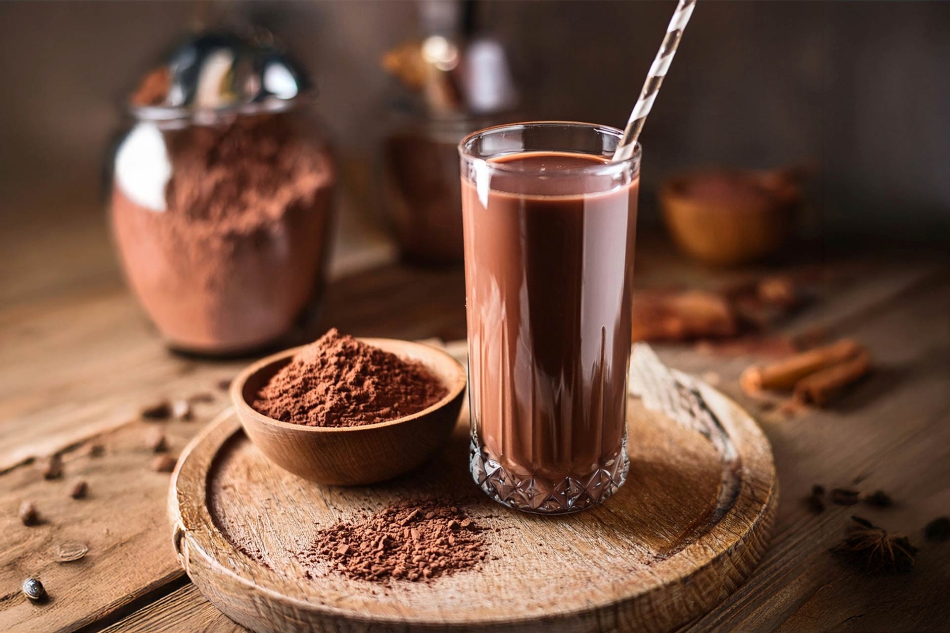 Professional preparation for chocolate drink 3