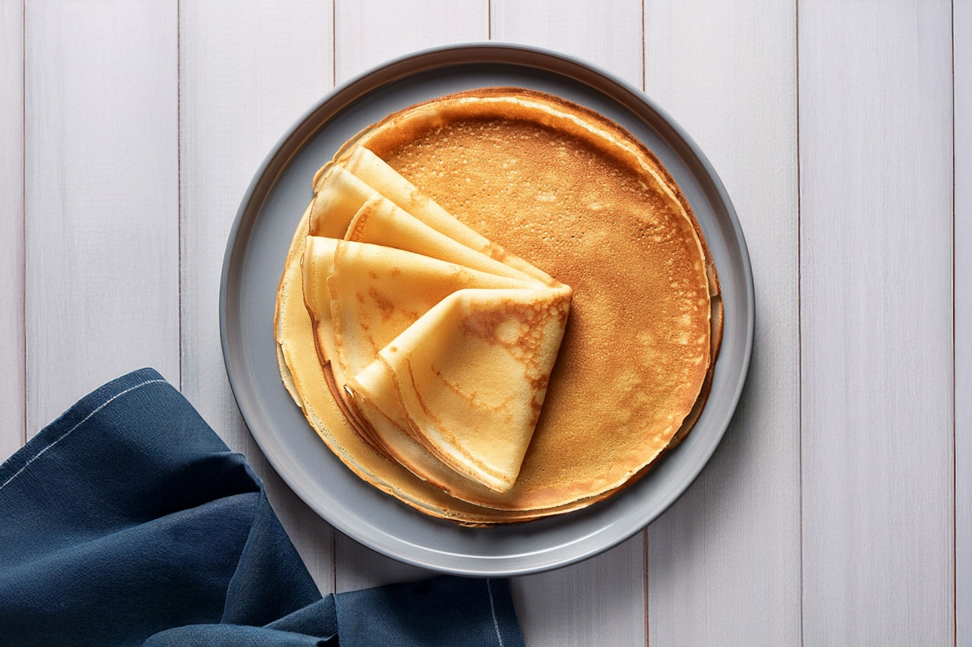 Crêpes made with Horeca preparation made in Italy