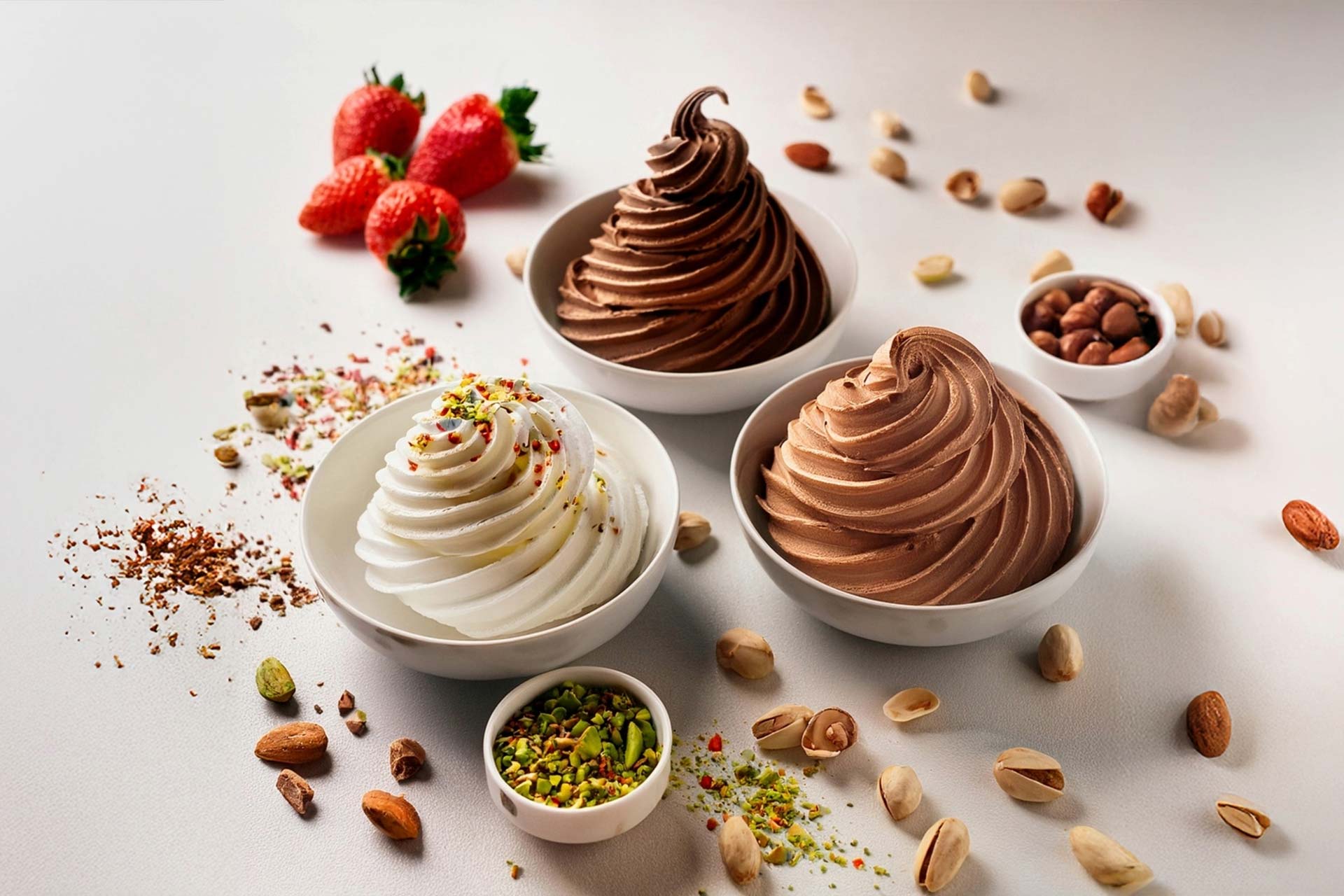 Professional preparation for soft ice cream 2