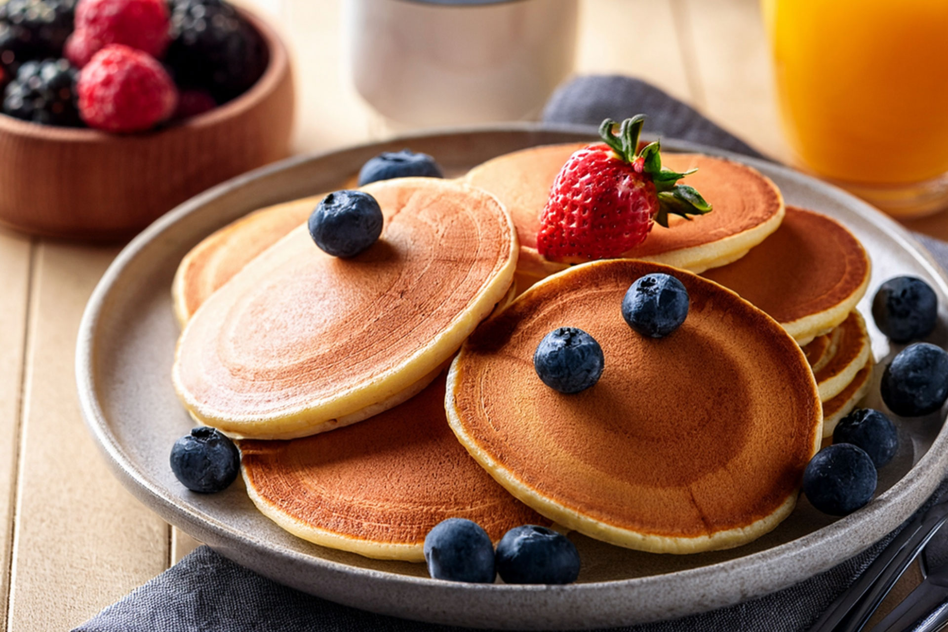 Pancake made with Horeca preparation made in Italy