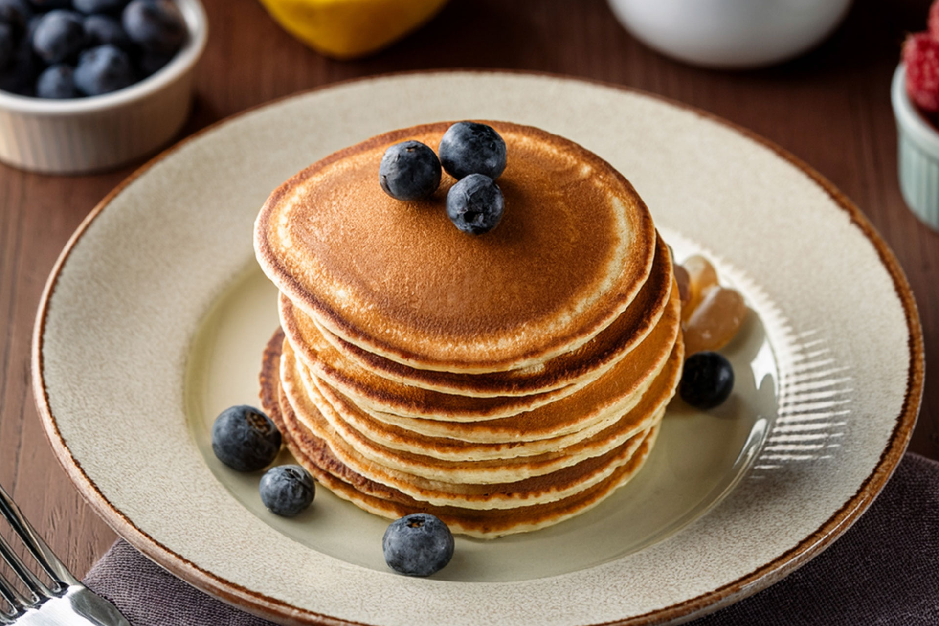 Pancake made with Horeca preparation made in Italy