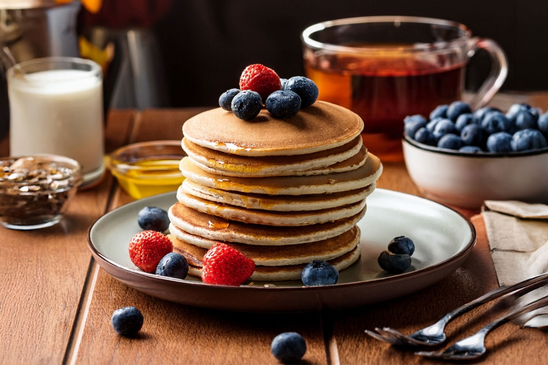 Pancake made with Horeca preparation made in Italy