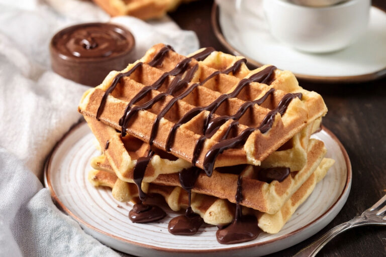 Waffle fatto con preparato Horeca made in Italy