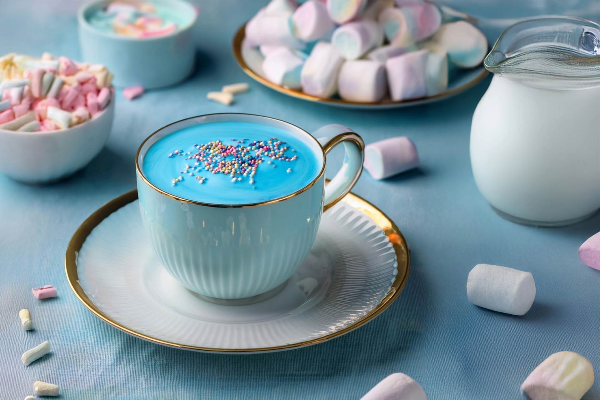 Professional preparation for Unicorn milk