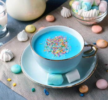 Unicorn latte fatto con preparato Horeca made in Italy