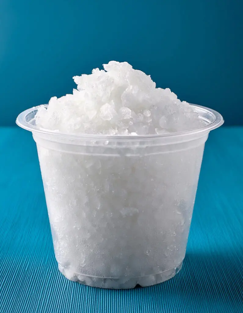 Granita neutra fatta con preparato Horeca made in Italy